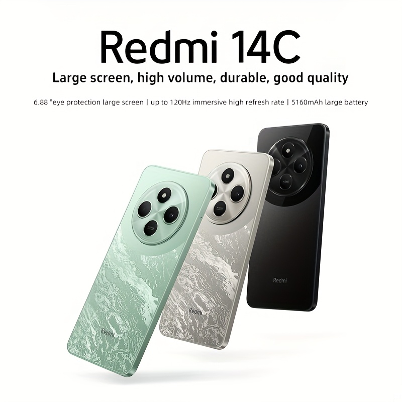Xiaomi Redmi 14C 6.88-Inch Eye-Protecting Large Screen, 120Hz High-Definition Screen, 13Megapixel HD Main Camera, Large 5160mAh Battery, Side Fingerprint Unlocking, No NFC Support, Charger Not Included Asian version+OTA - Image 6