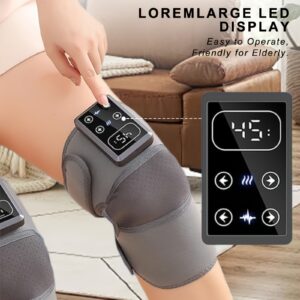 The New 2025 Model Features Five Levels of Precise Temperature Control And a Three-Level Vibration Knee Brace. It Has a Large Capacity Battery for Extended Use. The LCD Screen Is Enlarged with Digital Display And Touch Control for Easy Use by The El