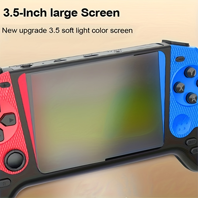 New Retro Portable Game Console, 8.89cm Large Screen, Nostalgic Style, USB Charging, White, Blue, Red, ABS Material, Rechargeable Lithium Battery-Polymer, Portable Entertainment for Home and Travel - Image 11