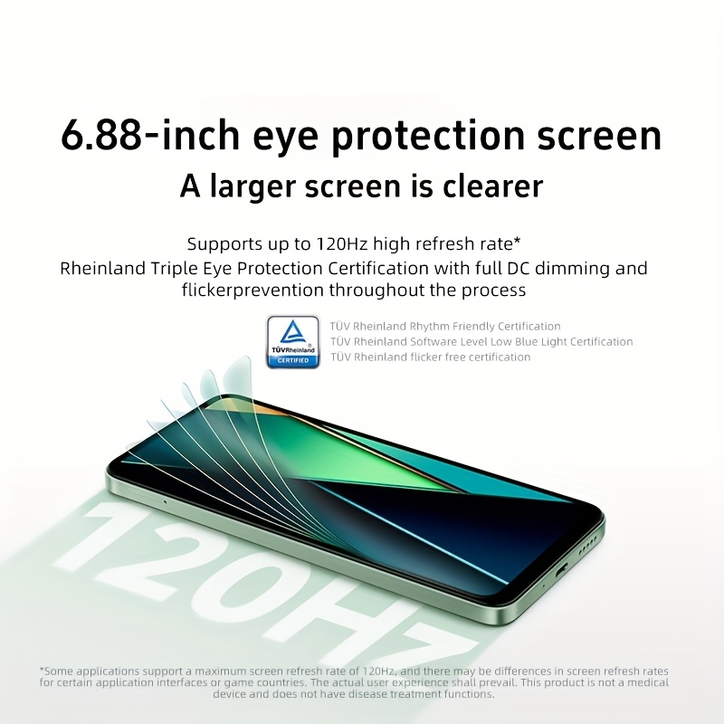 Xiaomi Redmi 14C 6.88-Inch Eye-Protecting Large Screen, 120Hz High-Definition Screen, 13Megapixel HD Main Camera, Large 5160mAh Battery, Side Fingerprint Unlocking, No NFC Support, Charger Not Included Asian version+OTA - Image 5