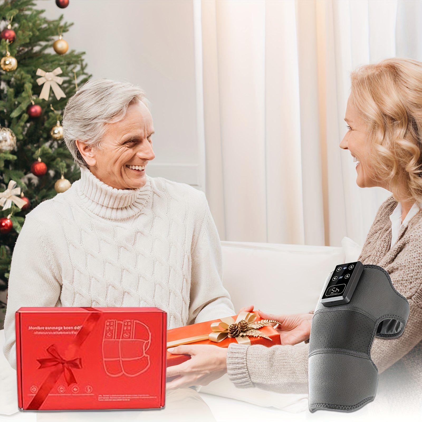 The New 2025 Model Features Five Levels of Precise Temperature Control And a Three-Level Vibration Knee Brace. It Has a Large Capacity Battery for Extended Use. The LCD Screen Is Enlarged with Digital Display And Touch Control for Easy Use by The El - Image 4