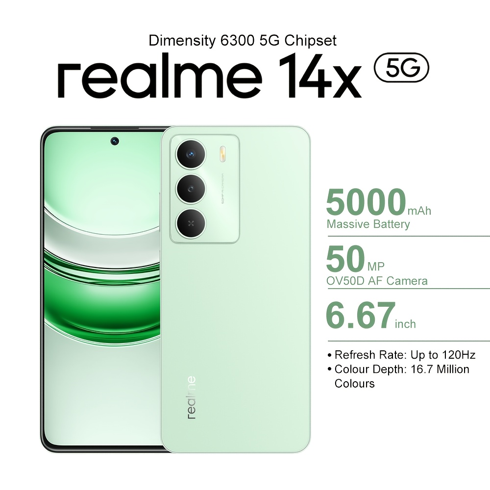 Realme Smartphone 14X with 8GB RAM And 256GB Storage - Image 3