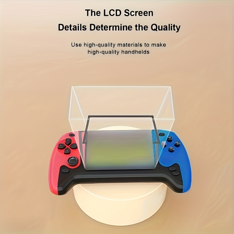 New Retro Portable Game Console, 8.89cm Large Screen, Nostalgic Style, USB Charging, White, Blue, Red, ABS Material, Rechargeable Lithium Battery-Polymer, Portable Entertainment for Home and Travel - Image 8