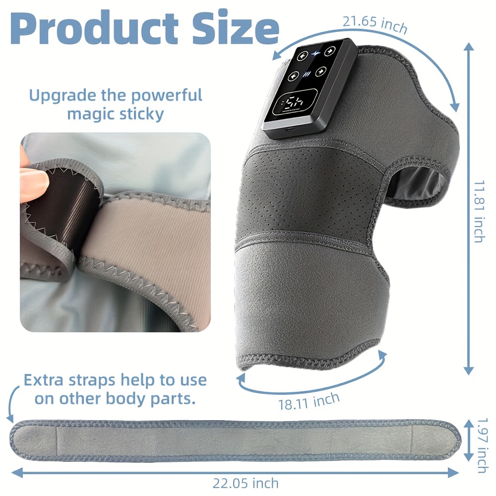 The New 2025 Model Features Five Levels of Precise Temperature Control And a Three-Level Vibration Knee Brace. It Has a Large Capacity Battery for Extended Use. The LCD Screen Is Enlarged with Digital Display And Touch Control for Easy Use by The El - Image 3
