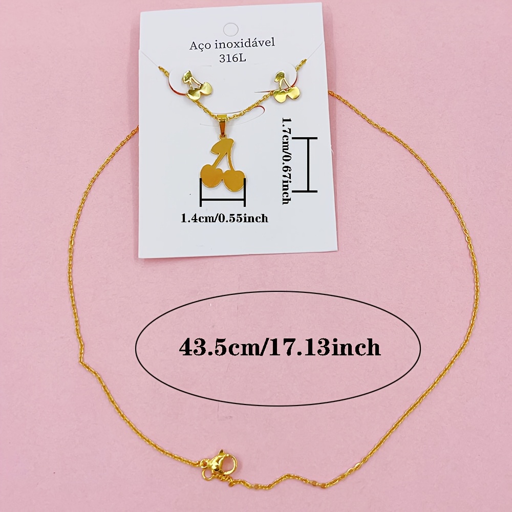 10 Sets of Minimalist Stainless Steel Women's Earrings and Necklace Sets - Image 7