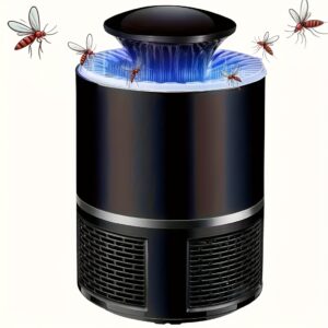 Brand New Upgraded Silent Mosquito Lamp - an Automatic Indoor And Insect Killer with a Blue Flame Effect, Perfect for Use in Bedrooms, Living Rooms, And Gardens. It Is an Essential Summer Home Appliance, a Mosquito Repeller