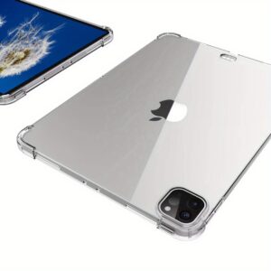 Suitable for iPad Pro 11-inch 2024 (5th Gen) M4, Shockproof Soft Case with Transparent Back Cover, Screen Guard, Device Safety, Minimalist Cover, Sleek Design, Highquality, Durable Cover, Back Protector, Protective Cover, Professionals, Gadget Lovers