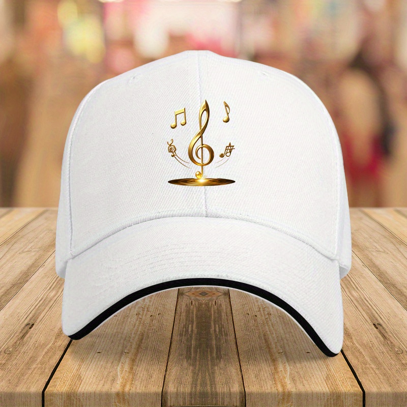 Trendy And Personalized Golden Music Note Baseball Cap - Image 14