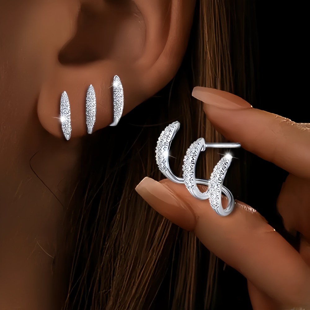 Women's Elegant Irregular Geometric Stud Earrings