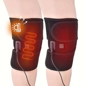 A Usb-Powered Dual-Head Heated Knee Massager That Provides Warmth And Compression for Joint And Support, Making It an Ideal Gift for Home Use Or Travel During Occasions Like Easter, Christmas, Father'S Day, Or Mother'S Day